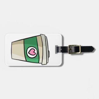 Koffieliefde Bagagelabel