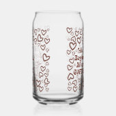 Koffieliefde Blikvorm Glas (Rechts)