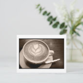 koffieliefde briefkaart (Staand voorkant)