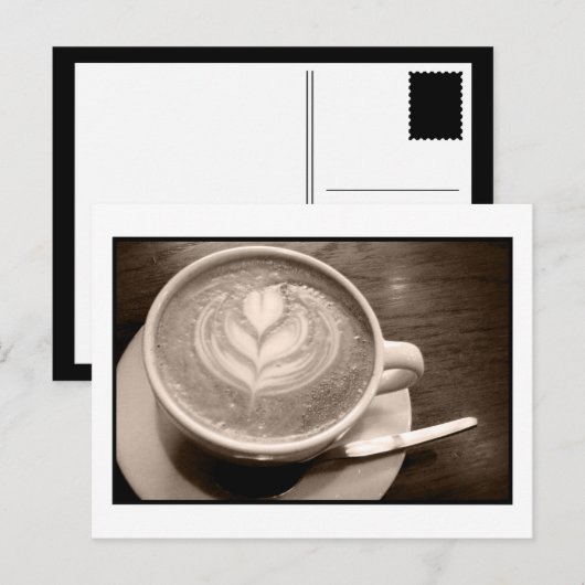 koffieliefde briefkaart (Voorkant / Achterkant)