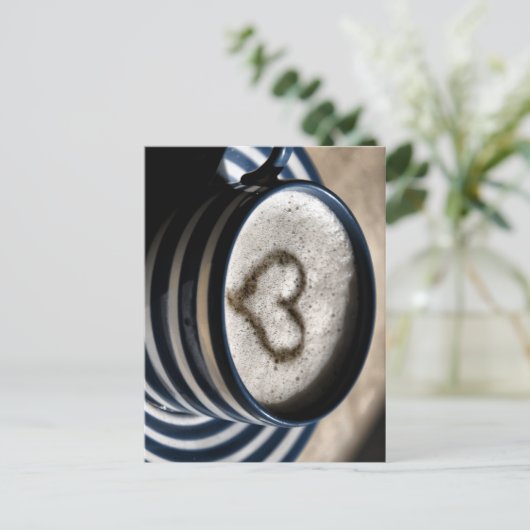 Koffieliefde Briefkaart (Staand voorkant)