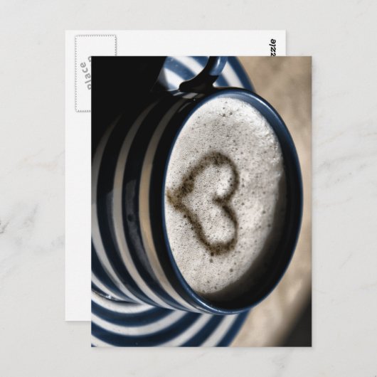 Koffieliefde Briefkaart (Voorkant / Achterkant)