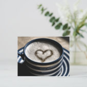 Koffieliefde Briefkaart (Staand voorkant)