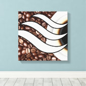 Koffieliefde Canvas Afdruk (Insitu (Houten vloer))