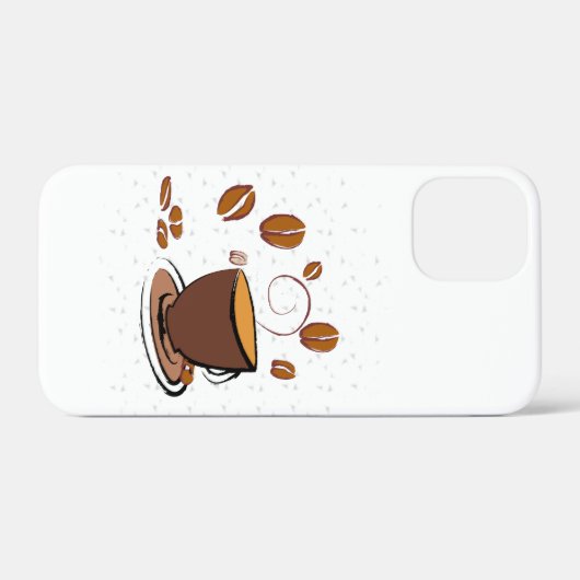 Koffieliefde Case-Mate iPhone Case (Achterkant (horizontaal))