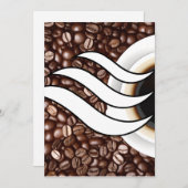 Koffieliefde Feestdagenkaart (Voorkant / Achterkant)