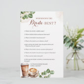 Koffieliefde is brouwen wie de bruid het beste ken (Staand voorkant)