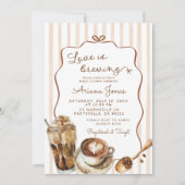 Koffieliefde is Vrijgezellenfeest brouwen Kaart (Voorkant)