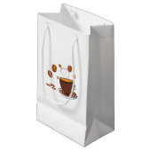 Koffieliefde Klein Cadeauzakje (Voorkant Gekanteld)