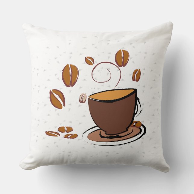 Koffieliefde Kussen (Voorkant)