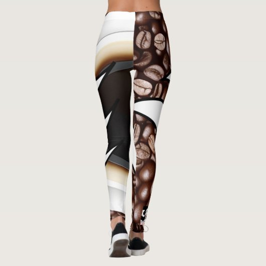 Koffieliefde Leggings (Achterkant)