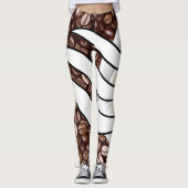 Koffieliefde Leggings (Voorkant)