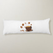 Koffieliefde Lichaamskussen (Achterkant)