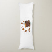 Koffieliefde Lichaamskussen (Voorkant Verticaal)