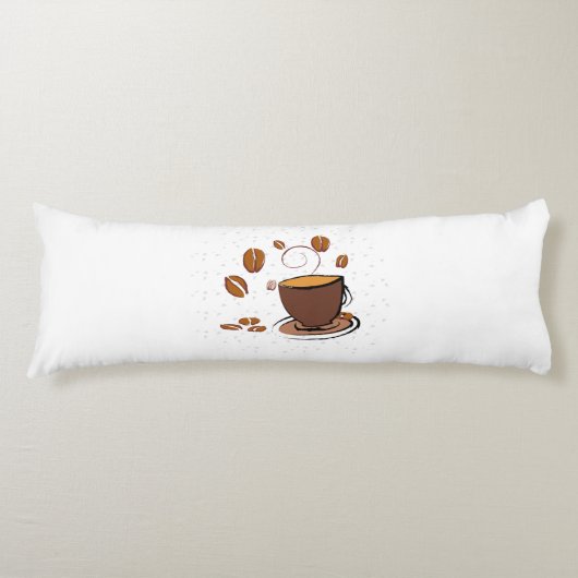 Koffieliefde Lichaamskussen (Voorkant)