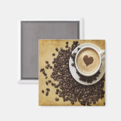 Koffieliefde Magneet (Voorkant / Achterkant)