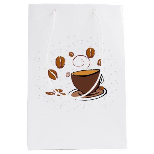 Koffieliefde Medium Cadeauzakje (Voorkant)