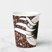 Koffieliefde Papieren Bekers (Rechts)