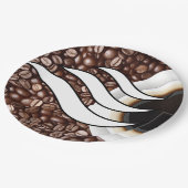 Koffieliefde Papieren Bordje (Gekanteld)