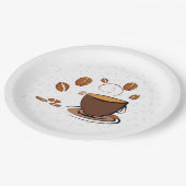 Koffieliefde Papieren Bordje (Gekanteld)