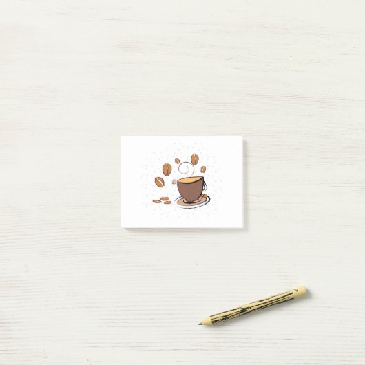 Koffieliefde Post-it® Notes (Op bureau)