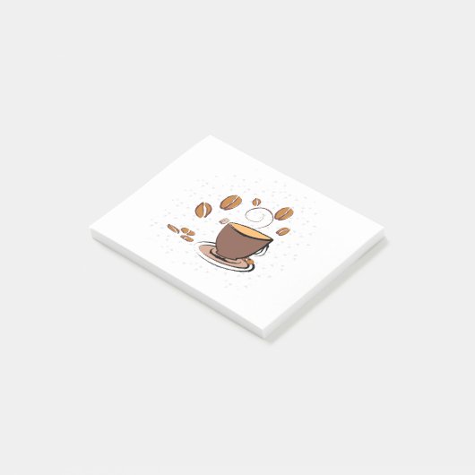 Koffieliefde Post-it® Notes (Schuin)