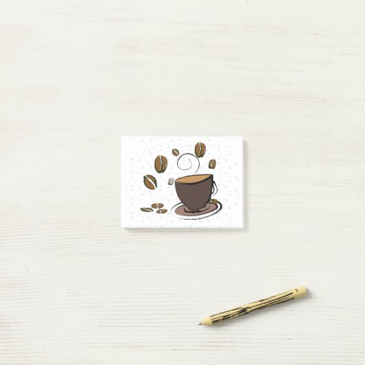 Koffieliefde Post-it® Notes (Op bureau)