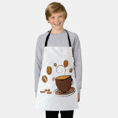 Koffieliefde Schort (Gedragen)