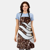 Koffieliefde Schort (Gedragen)