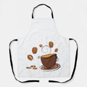 Koffieliefde Schort (Voorkant)