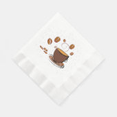 Koffieliefde Servet (Hoek)