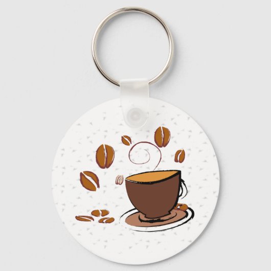 Koffieliefde Sleutelhanger (Voorkant)