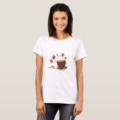 Koffieliefde T-shirt (Voorkant volledig)