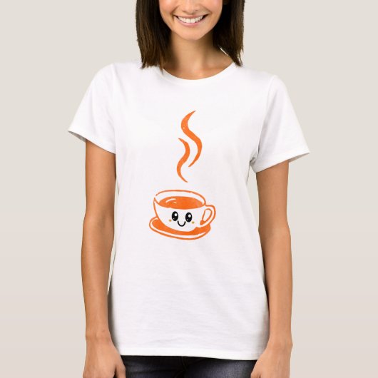 Koffieliefde T-shirt (Voorkant)