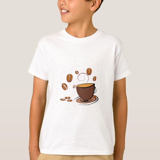 Koffieliefde T-shirt (Voorkant)