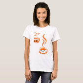 Koffieliefde T-shirt (Voorkant volledig)