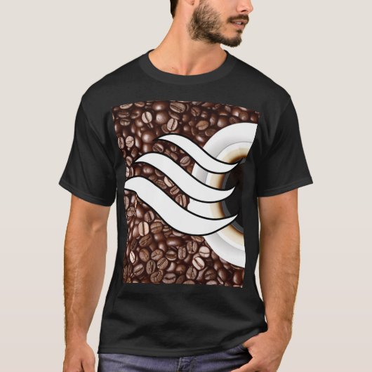 Koffieliefde T-shirt (Voorkant)