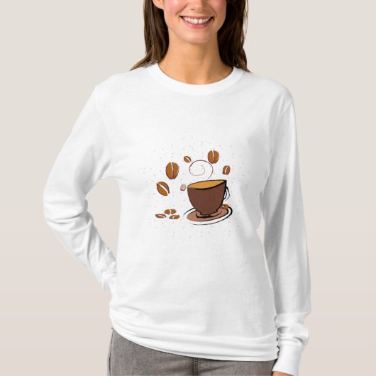 Koffieliefde T-shirt (Voorkant)