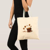 Koffieliefde Tote Bag (Voorkant (product))
