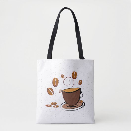 Koffieliefde Tote Bag (Voorkant)