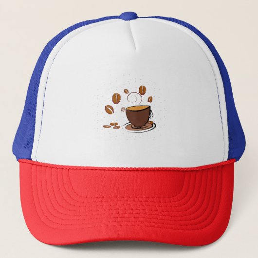 Koffieliefde Trucker Pet (Voorkant)