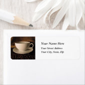 Koffieliefhebber Adresetiketten Etiket (Insitu)