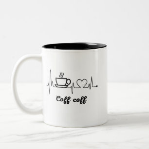 Koffieliefhebber Beker Designs – Getrokken voor de Tweekleurige Koffiemok