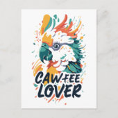 Koffieliefhebber Briefkaart (Voorkant)