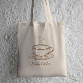 Koffieliefhebber bruidsmeisje cadeau | Bruidsfeest Tote Bag