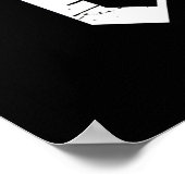 Koffieliefhebber Chocolade En Koffie Poster (Hoek)