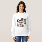 koffieliefhebber | Coffee Queen T-shirt (Voorkant volledig)