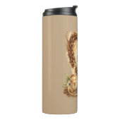 Koffieliefhebber Cozy Vintage Thermosbeker (Gedraaid links)