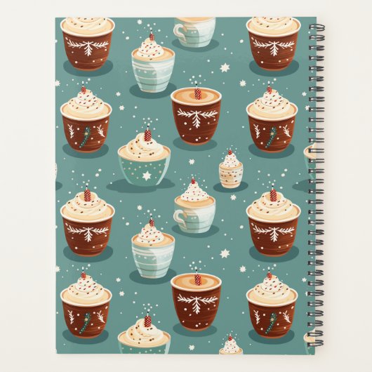 Koffieliefhebber Custom Jaarlijkse Planner (Achterkant)