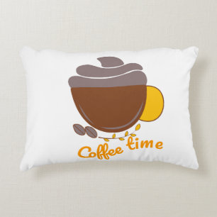 Koffieliefhebber decoratieve kussen